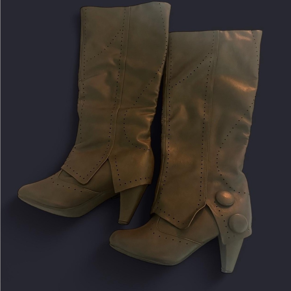 vintage Not Rated chocolate brown knee high boots